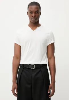 ZADIG&VOLTAIRE tricou din bumbac culoarea bej, uni, JMTN01631 imagine