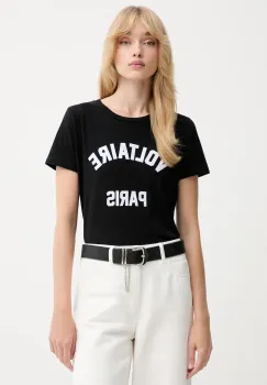 ZADIG&VOLTAIRE tricou din bumbac culoarea negru, JWTS02837 imagine