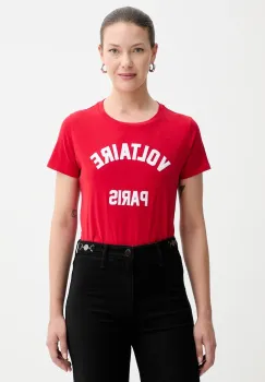 ZADIG&VOLTAIRE tricou din bumbac culoarea rosu, JWTS02837 imagine