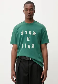 ZADIG&VOLTAIRE tricou din bumbac culoarea verde, cu imprimeu, JMTS01726 imagine