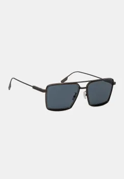Zegna ochelari de soare culoarea negru, EZ0257_5637V imagine