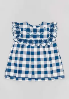 zippy bluza de bumbac pentru copii culoarea albastru marin, modelator imagine
