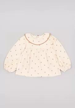 zippy bluza de bumbac pentru copii culoarea bej, modelator imagine