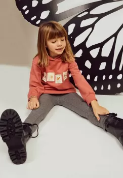zippy bluza din bumbac pentru copii culoarea roz, mini, drept imagine