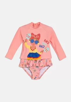 zippy costum de baie din doua piese pentru bebelusi culoarea portocaliu imagine