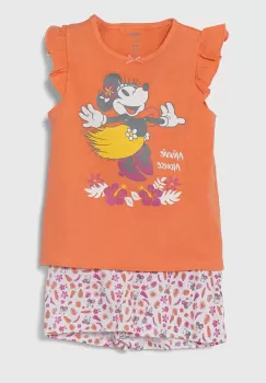 zippy pijamale de bumbac pentru copii x Disney culoarea portocaliu, modelator imagine