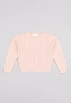 zippy pulover copii culoarea roz, light imagine