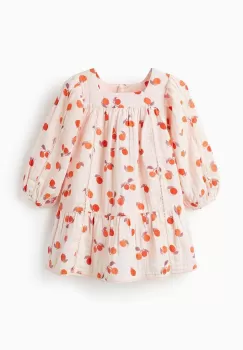 zippy rochie din bumbac pentru bebelusi culoarea roz, mini, evazati imagine