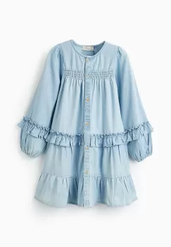 zippy rochie din bumbac pentru copii mini, evazati imagine