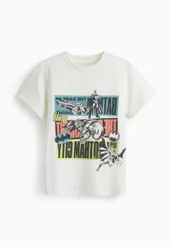 zippy tricou de bumbac pentru copii culoarea alb, cu imprimeu imagine
