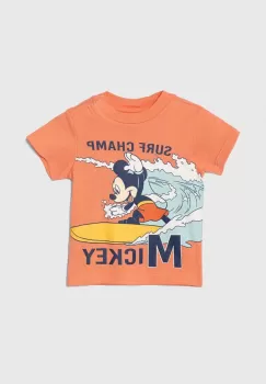 zippy tricou din bumbac pentru bebelusi culoarea portocaliu, cu imprimeu imagine