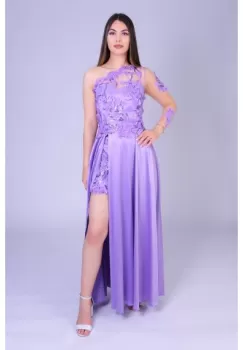 Rochie Dama Lunga Lila Ferela Bogas