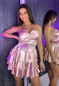 Rochie Mystic Rose Gold imagine
