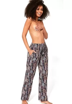 Pantaloni pijama dama, 100% bumbac, Cornette W690-20 imagine