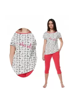 Pijama adolescente, marimi 158-176 cm, 100% bumbac, Cornette G293-24 imagine