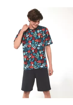 Pijama adolescenti, marimi 164-188 cm, 100% bumbac, Cornette B265-33 imagine