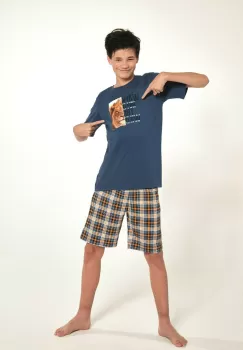 Pijama adolescenti, marimi 164-188 cm, 100% bumbac, Cornette B551-35 imagine