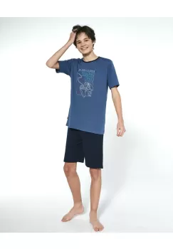 Pijama adolescenti, marimi 164-188 cm, bumbac, Cornette B519-036 imagine