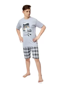 Pijama adolescenti, marimi 164-188 cm, bumbac, Cornette B551-20 imagine