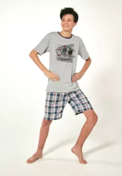 Pijama adolescenti, marimi 164-188 cm, bumbac, Cornette B551-34 imagine