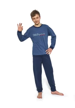 Pijama adolescenti, marimi 164-188 cm, bumbac, Cornette B989-037 imagine