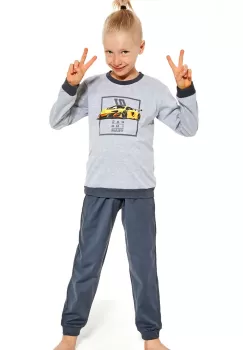 Pijama baieti 1-8 ani, 100% bumbac, Cornette B477-126 Racing Team imagine