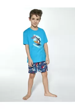 Pijama baieti 1-8 ani, 100% bumbac, Cornette B789-090 imagine