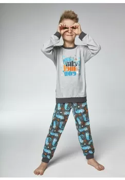 Pijama baieti 1-8 ani, bumbac, Cornette B593-084 imagine