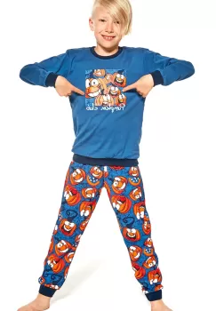 Pijama baieti 1-8 ani, colectia tata-fiu, Cornette B976-123 Pumpkin imagine