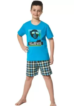 Pijama baieti 9-14 ani, 100% bumbac, Cornette B790-055 imagine
