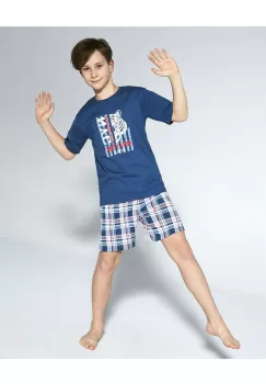 Pijama baieti 9-14 ani, 100% bumbac, Cornette B790-093 imagine