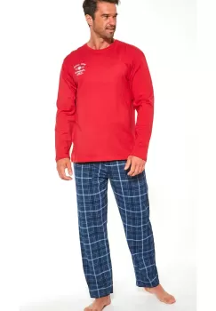 Pijama barbati, 100% bumbac, Cornette M124-183, marimi S-2XL imagine