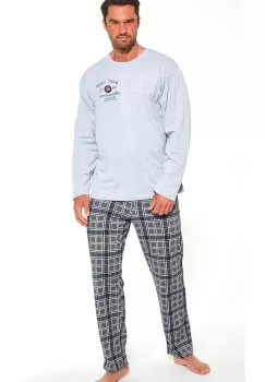 Pijama barbati, 100% bumbac, Cornette M124-185 Base Camp, marimi S-2XL imagine