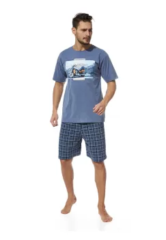 Pijama barbati, 100% bumbac, Cornette M326-48 imagine