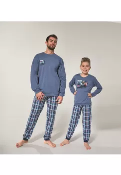 Pijama barbati, colectia tata-fiu, Cornette M115-155 imagine