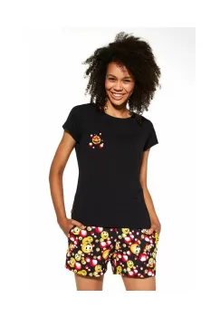 Pijama dama, 100% bumbac, Cornette W398-189 Smiley Love imagine