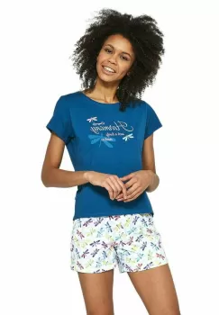 Pijama dama, 100% bumbac, Cornette W521-192 Harmony imagine