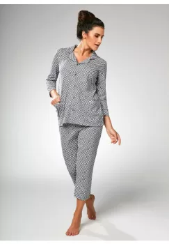 Pijama dama, 100% bumbac, Cornette W603-178 imagine