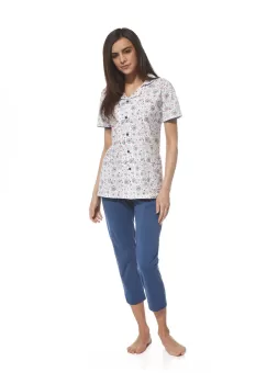 Pijama dama, 100% bumbac, Cornette W696-108 imagine