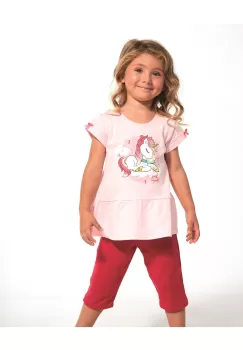 Pijama fete 1-8 ani, 100% bumbac, Cornette G241-060 imagine