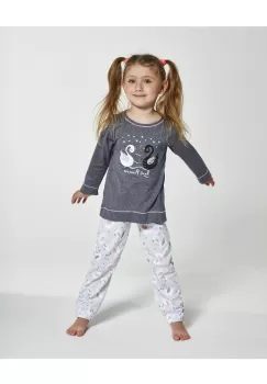 Pijama fete 1-8 ani, colectia mama-fiica, Cornette G379-131 Real Princess imagine