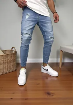 Blugi barbati conici 1242 imagine