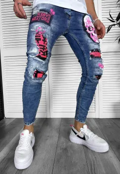 Blugi barbati conici 6094 imagine