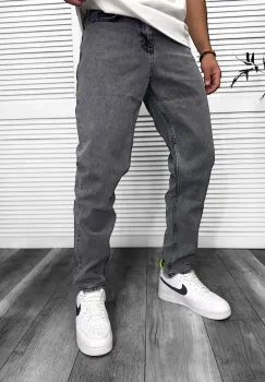 Blugi barbati gri 1160 H6-3 imagine