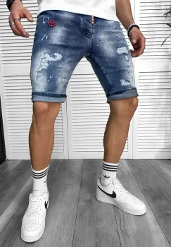 Blugi barbati scurti conici 5717 H2-7 imagine