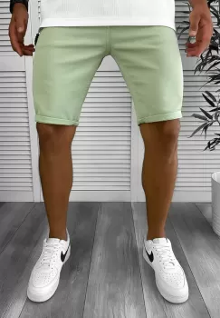 Blugi barbati scurti conici verzi 12800 imagine