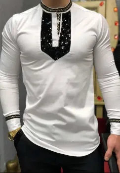 Camasa barbati alba slim fit pentru evenimente CU MIC DEFECT DEF6129 P20-4.2 imagine