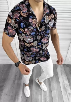 Camasa barbati PREMIUM cu imprimeu 11757 imagine