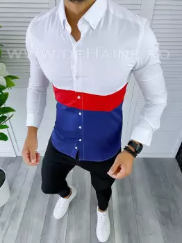 Camasa barbati slim fit B5482 W11-5.3 imagine