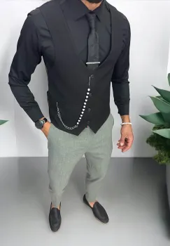 Compleu barbati  Vesta + Pantaloni 13216 imagine